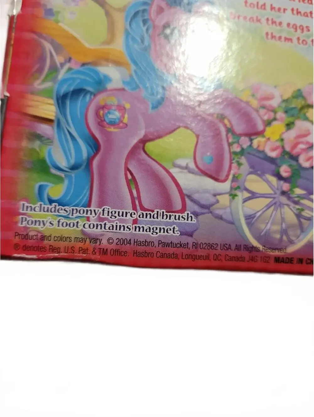 Rare Vtg 2004 My Little Pony Jewel Birthday Pony March Mischief Figure W/Brush